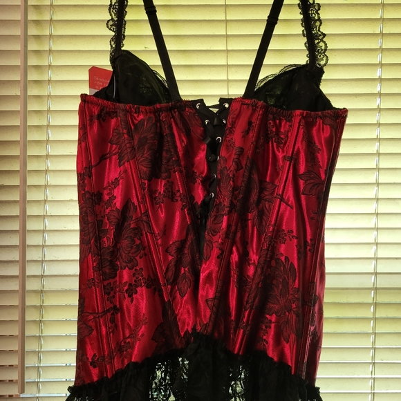 Lined Jacquered Bustier - Picture 4 of 5
